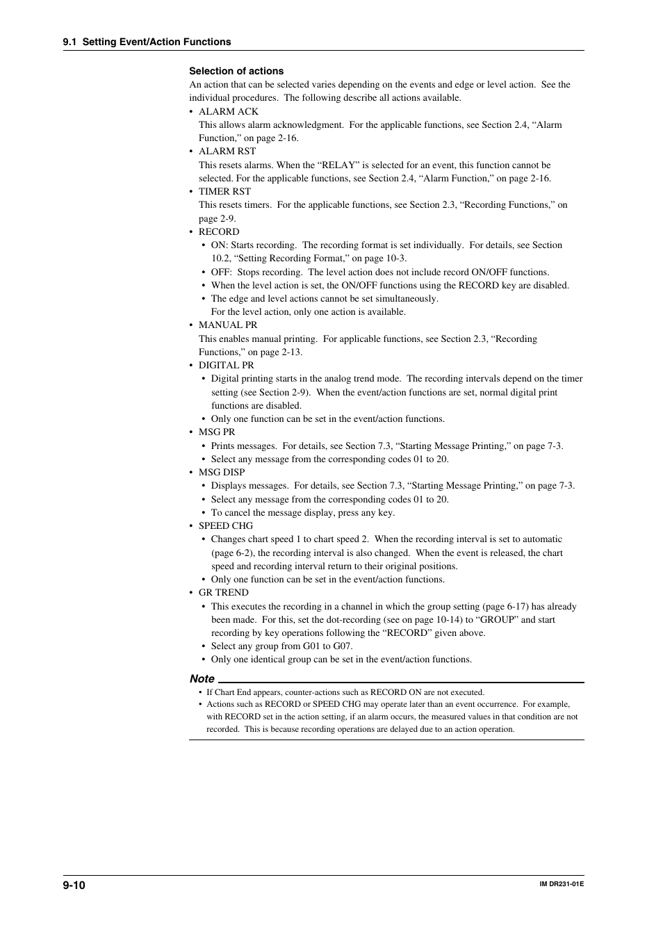 Yokogawa DR240 User Manual | Page 133 / 255