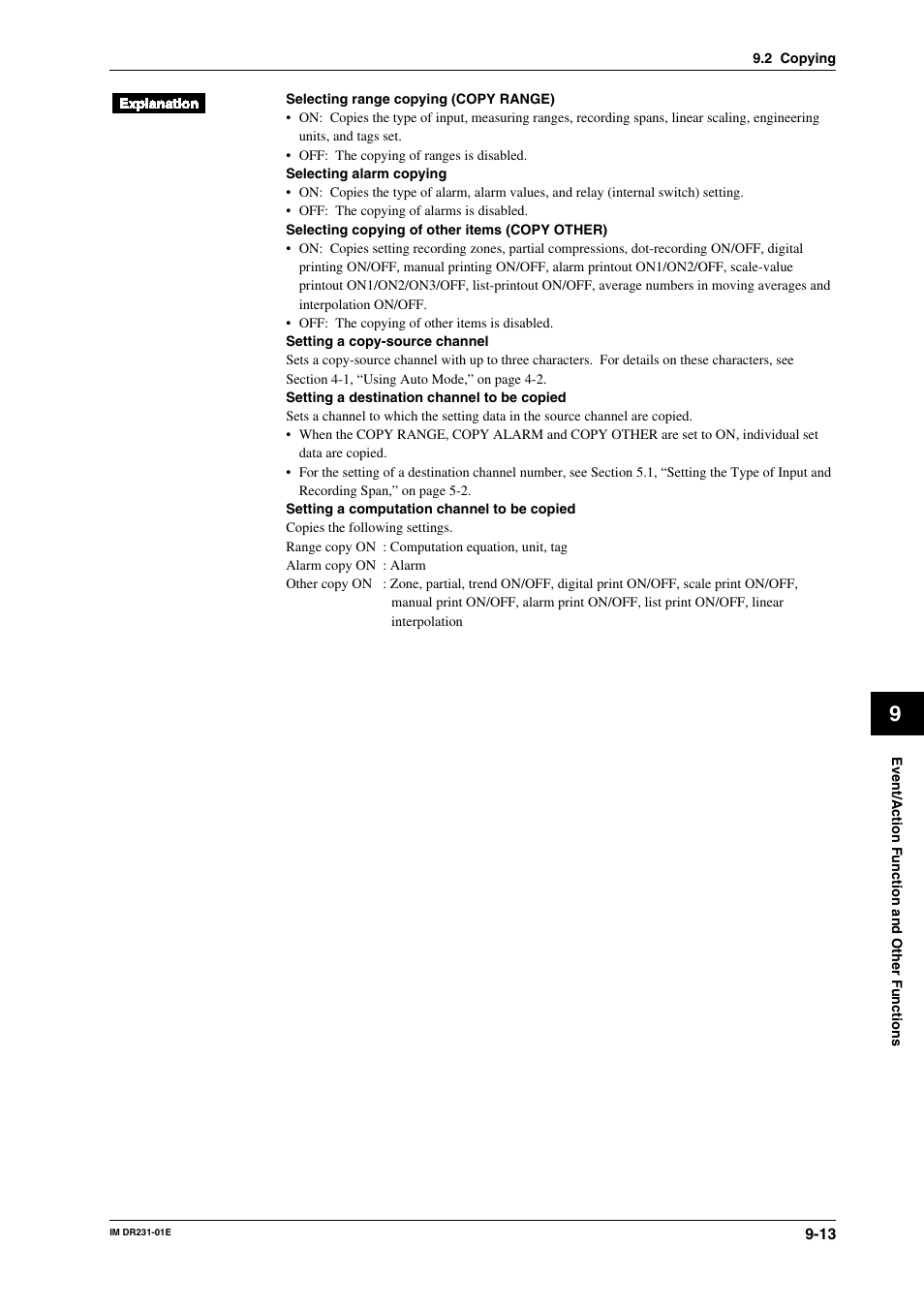 Yokogawa DR240 User Manual | Page 136 / 255
