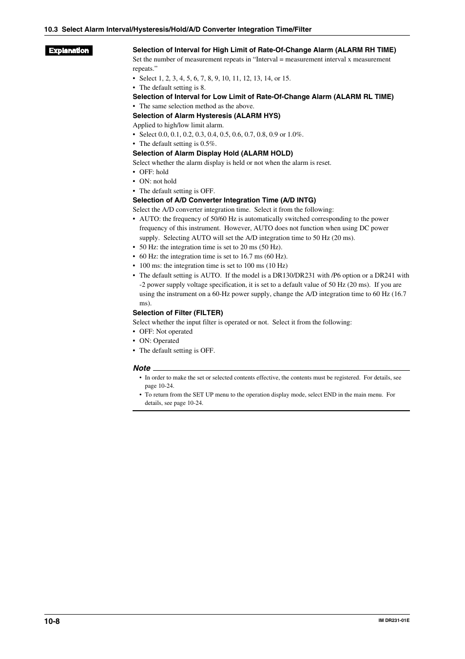 Yokogawa DR240 User Manual | Page 150 / 255