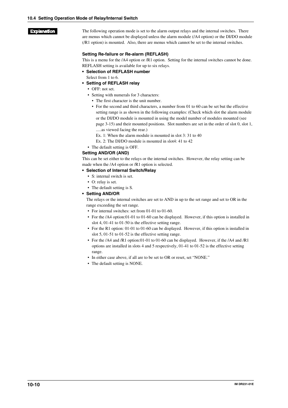 Yokogawa DR240 User Manual | Page 152 / 255