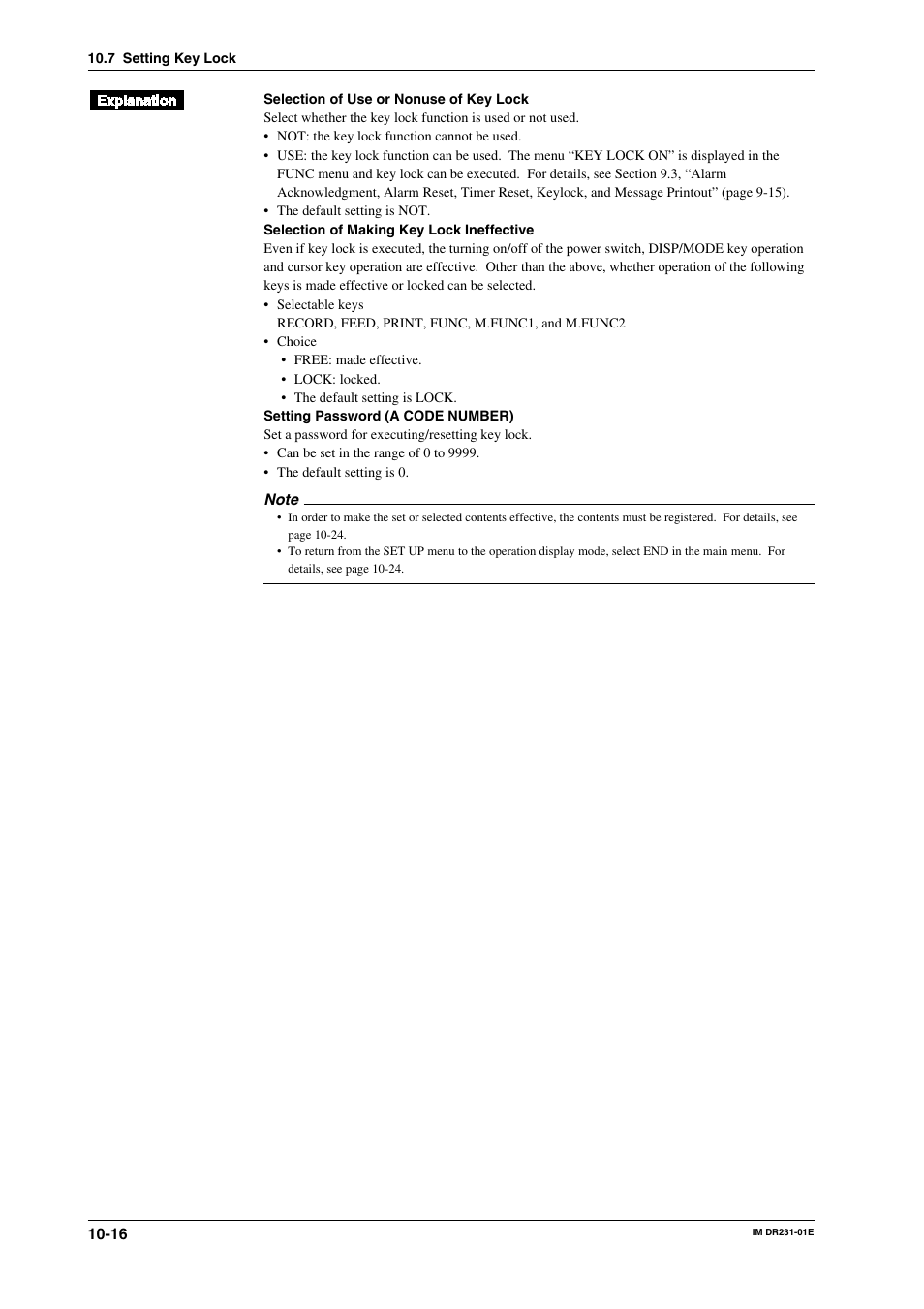 Yokogawa DR240 User Manual | Page 158 / 255