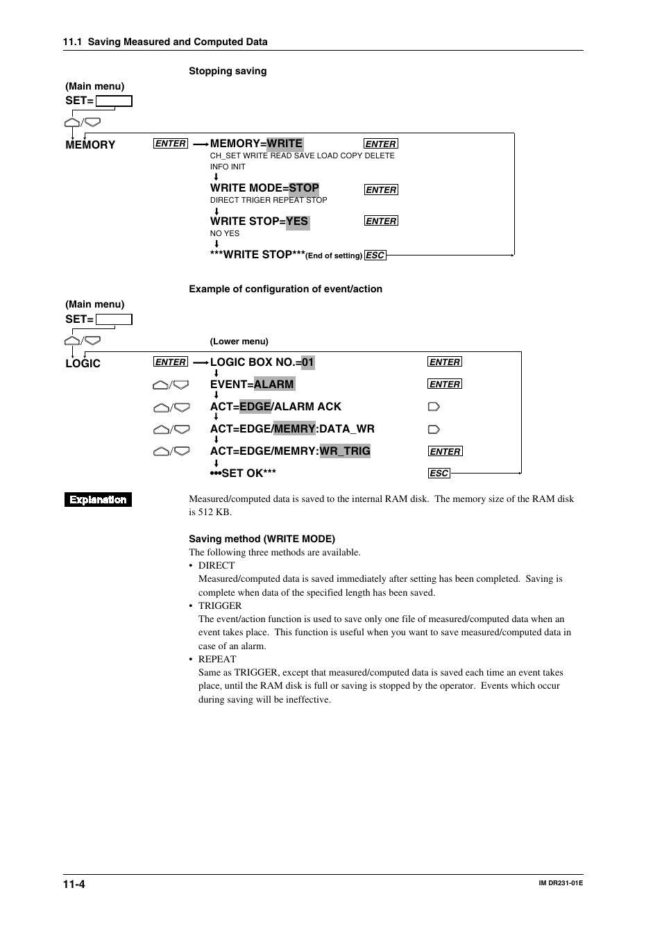 Yokogawa DR240 User Manual | Page 180 / 255