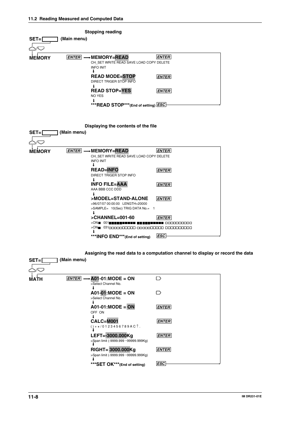 Yokogawa DR240 User Manual | Page 184 / 255