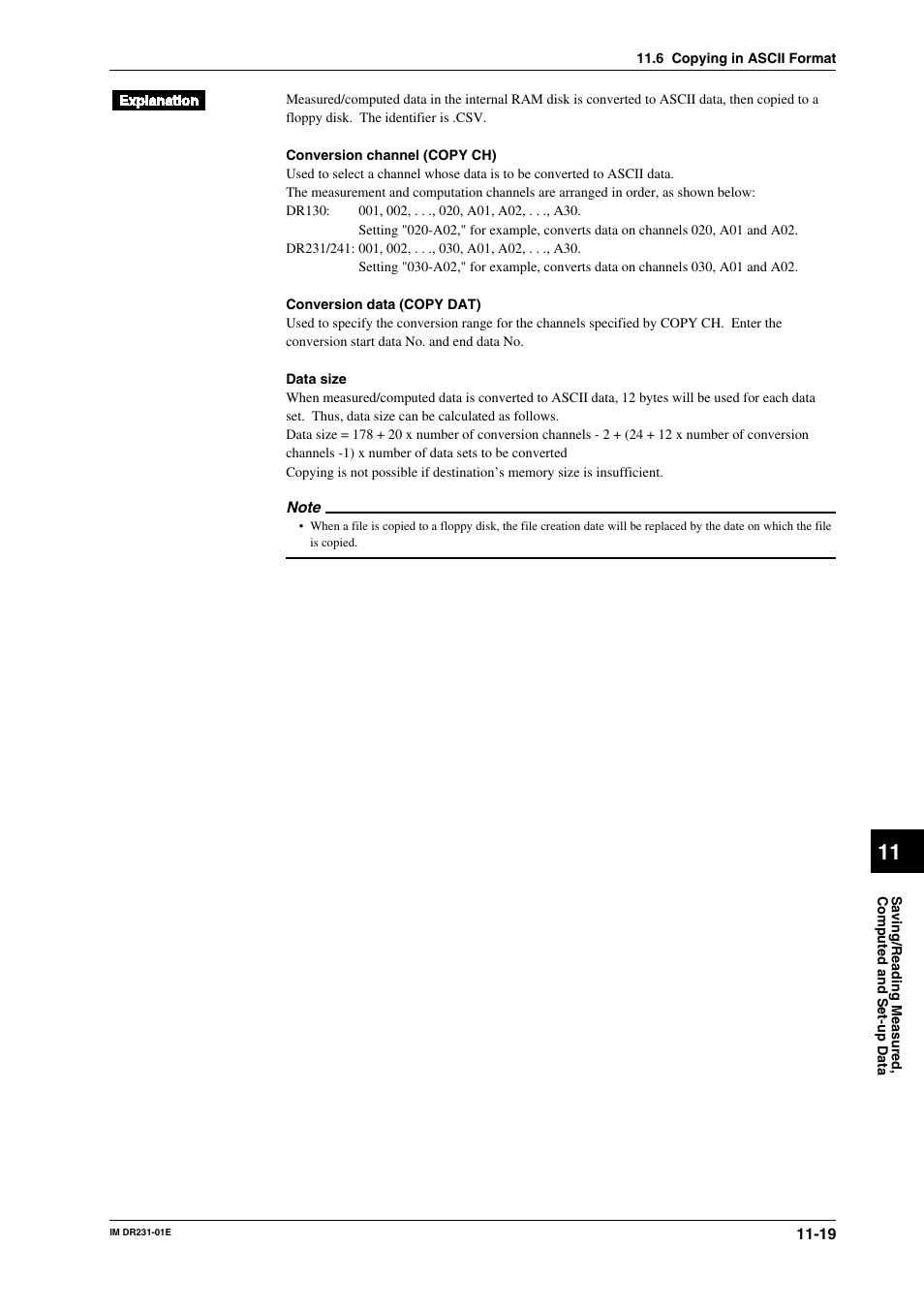 Yokogawa DR240 User Manual | Page 195 / 255