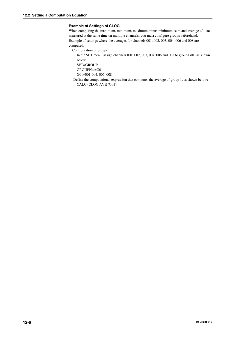 Yokogawa DR240 User Manual | Page 208 / 255