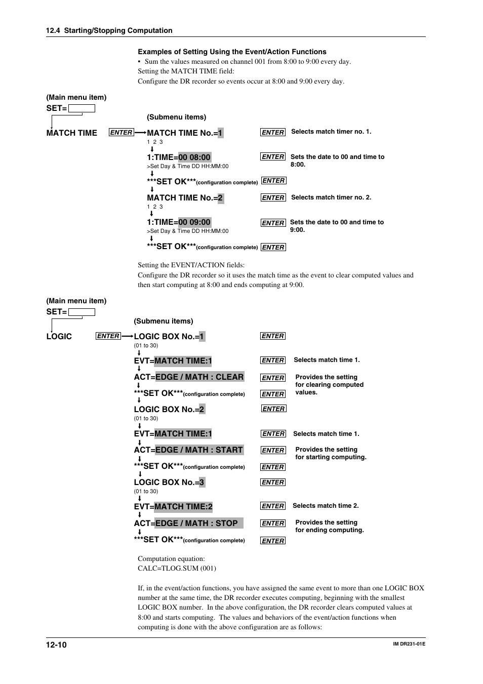 Yokogawa DR240 User Manual | Page 212 / 255