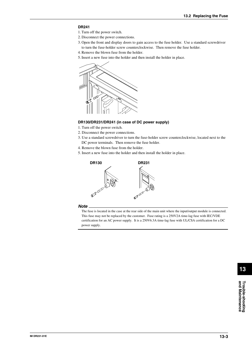 Yokogawa DR240 User Manual | Page 218 / 255