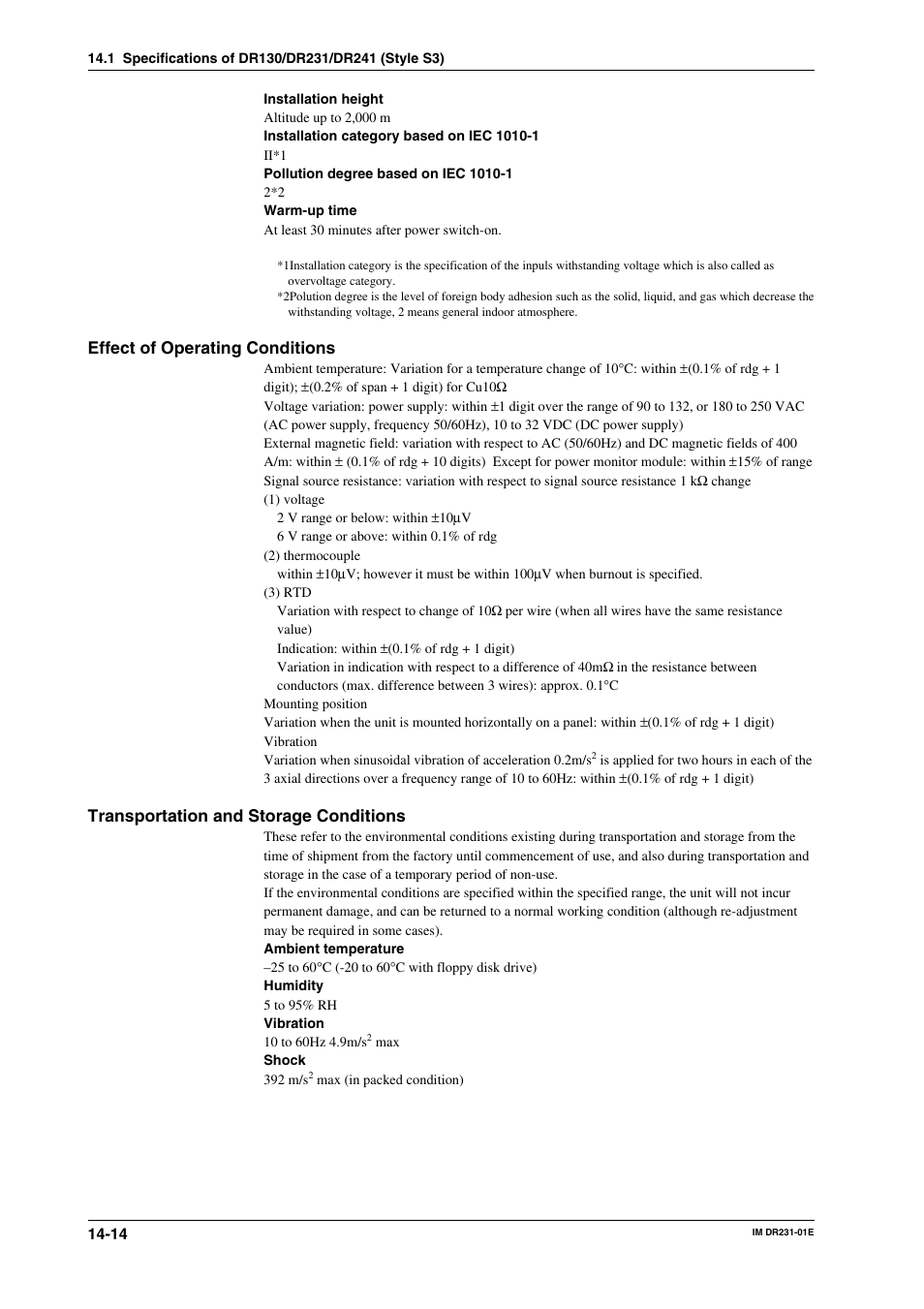 Yokogawa DR240 User Manual | Page 241 / 255