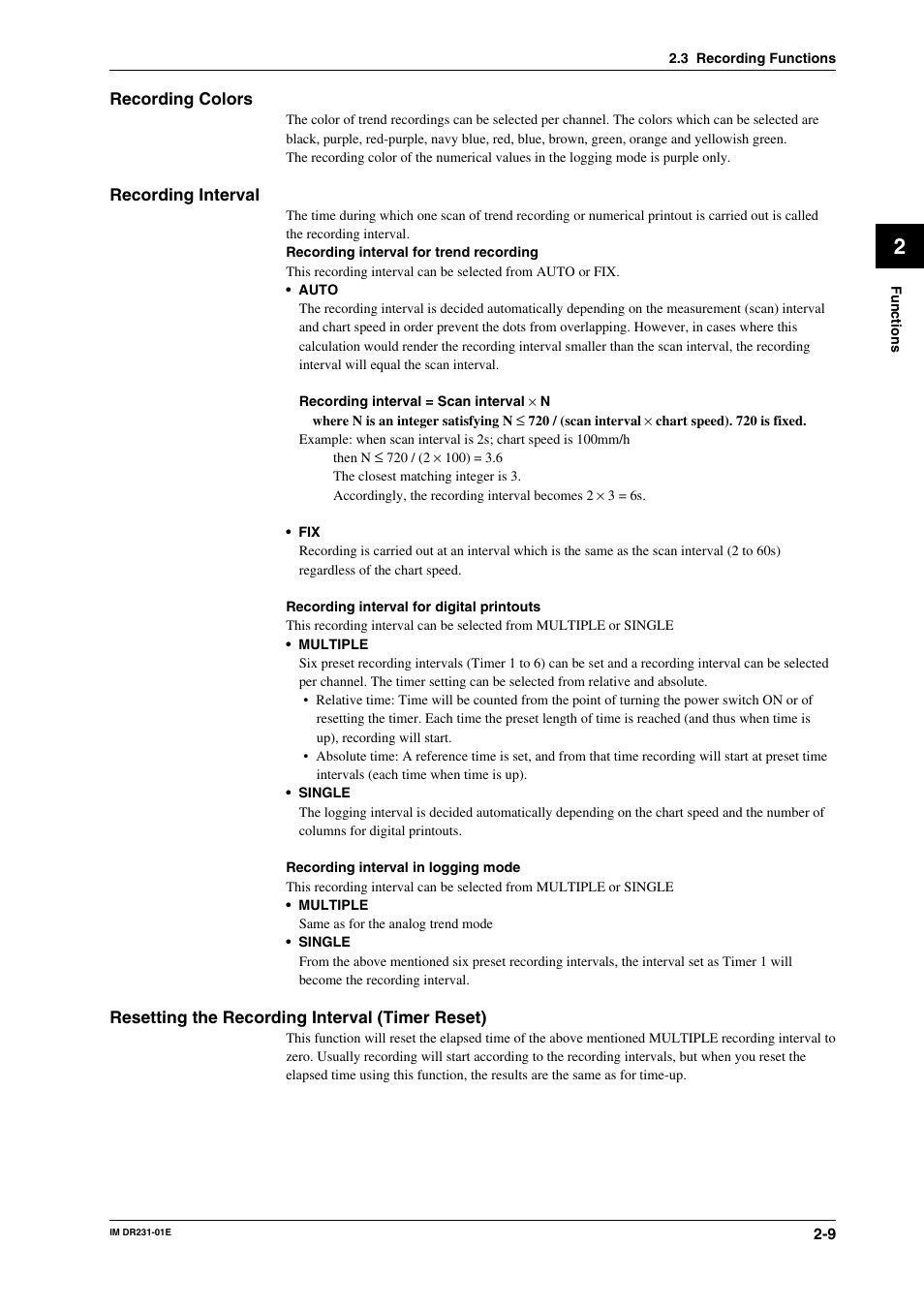 Yokogawa DR240 User Manual | Page 30 / 255