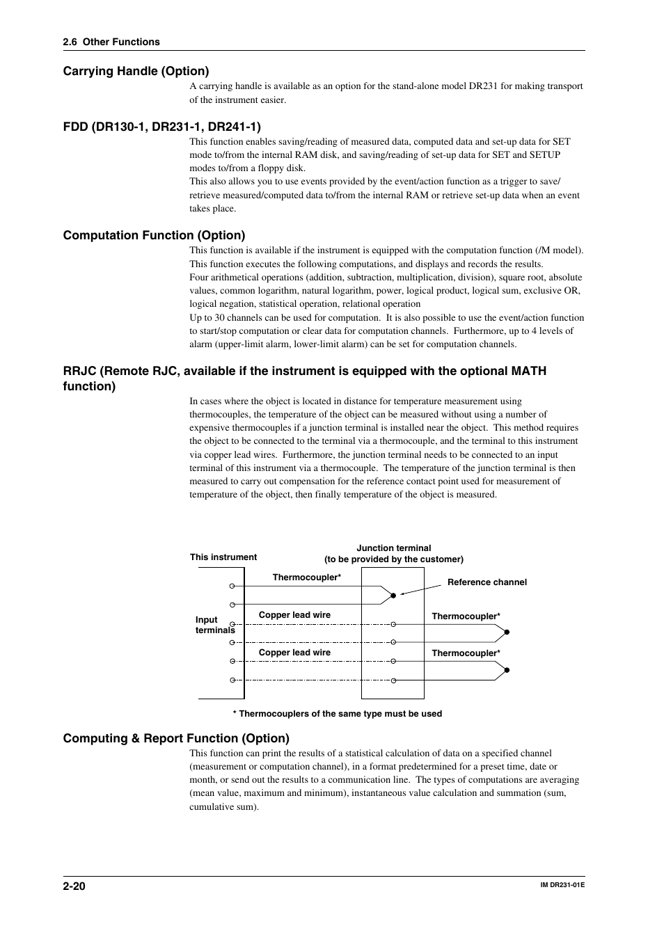 Yokogawa DR240 User Manual | Page 41 / 255