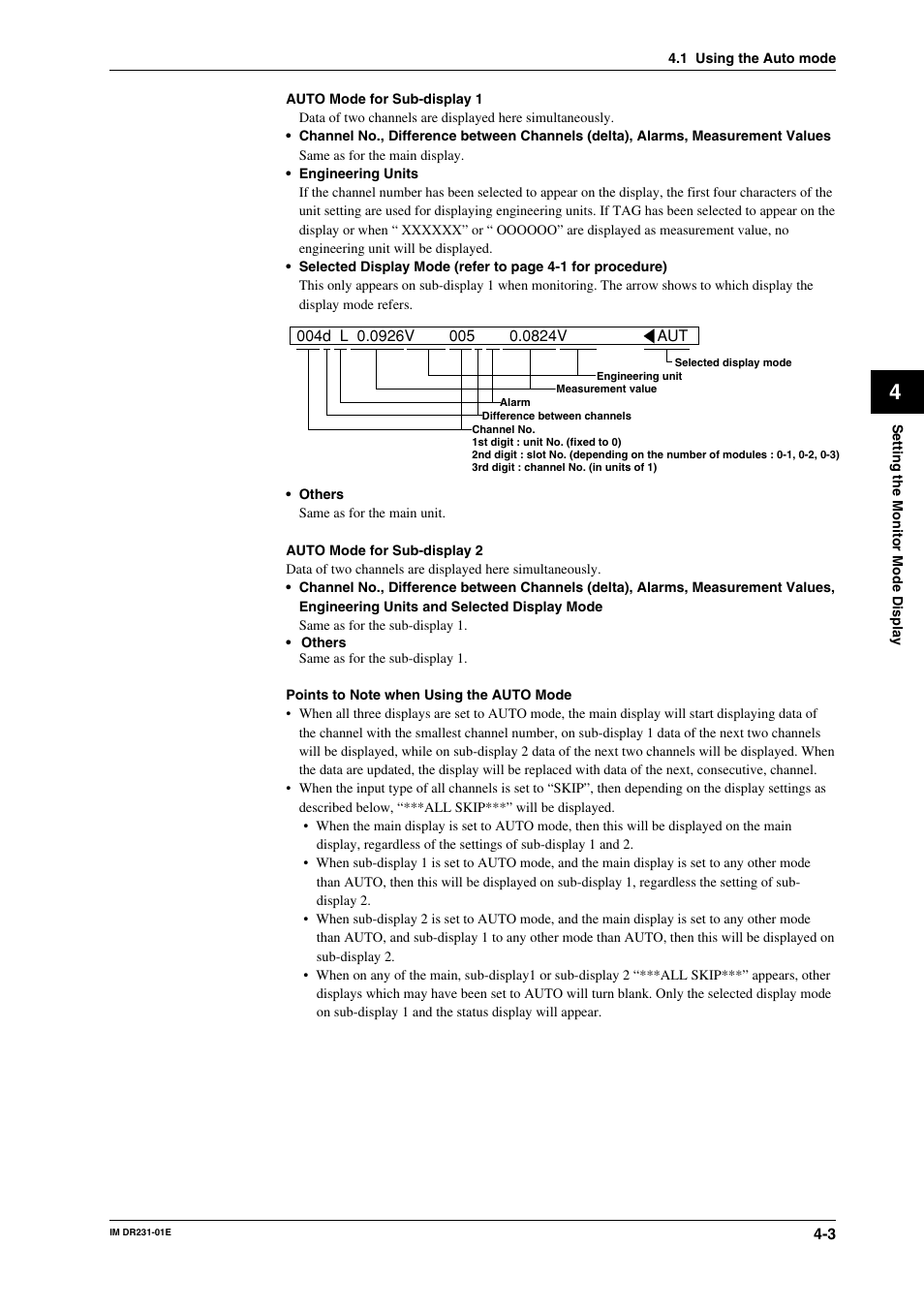 Yokogawa DR240 User Manual | Page 79 / 255