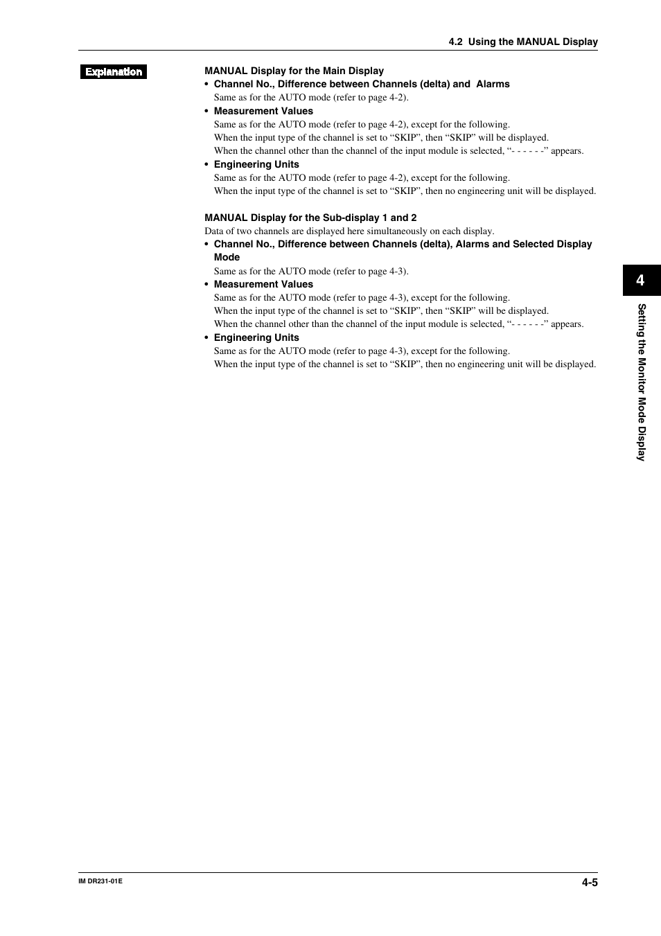 Yokogawa DR240 User Manual | Page 81 / 255