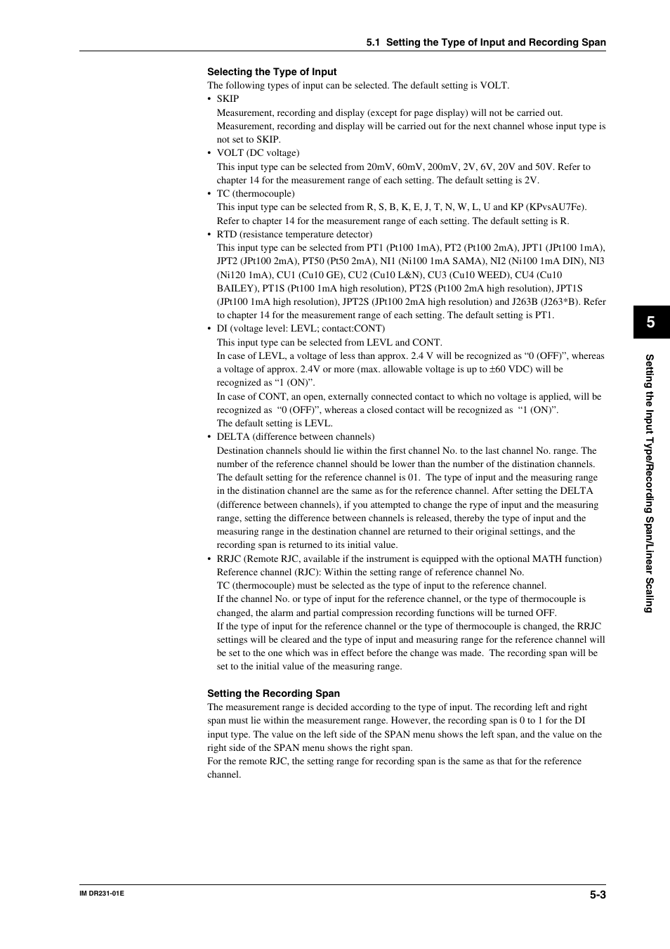 Yokogawa DR240 User Manual | Page 92 / 255