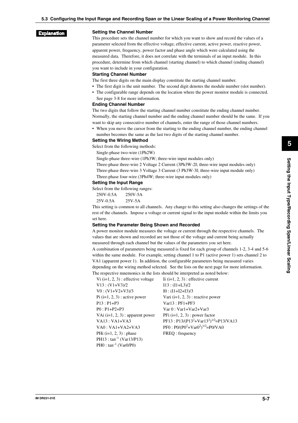 Yokogawa DR240 User Manual | Page 96 / 255