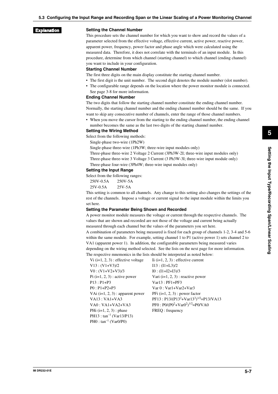 Yokogawa DR240 User Manual | Page 110 / 293