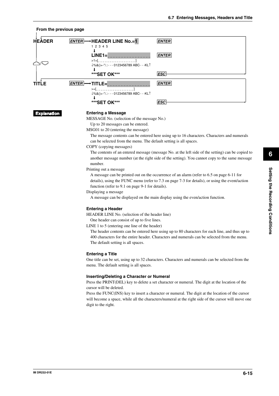 Yokogawa DR240 User Manual | Page 132 / 293