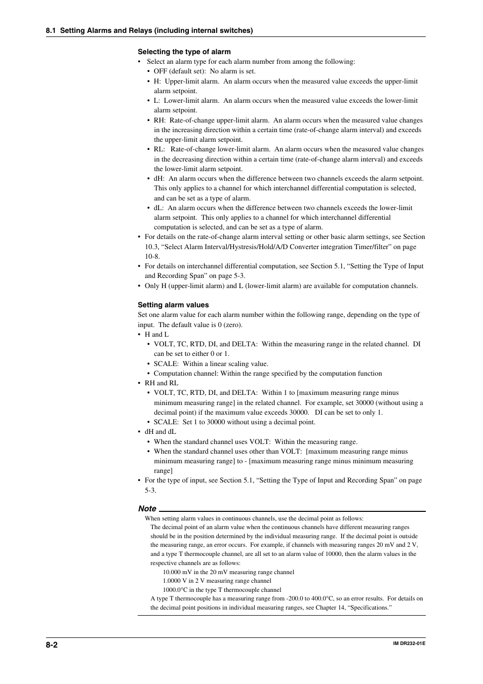 Yokogawa DR240 User Manual | Page 140 / 293