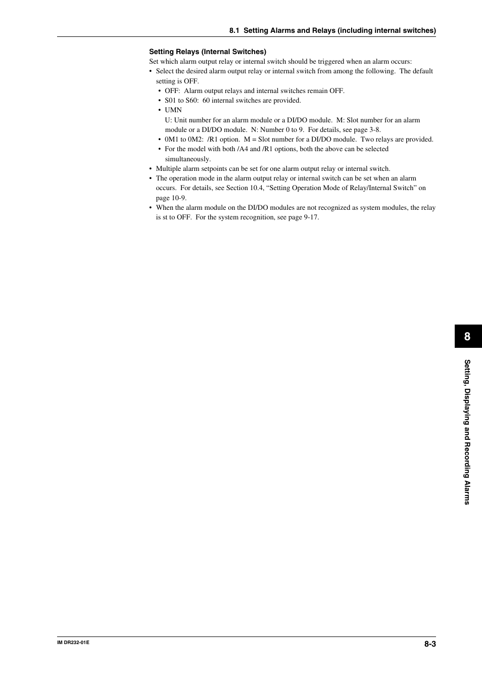 Yokogawa DR240 User Manual | Page 141 / 293