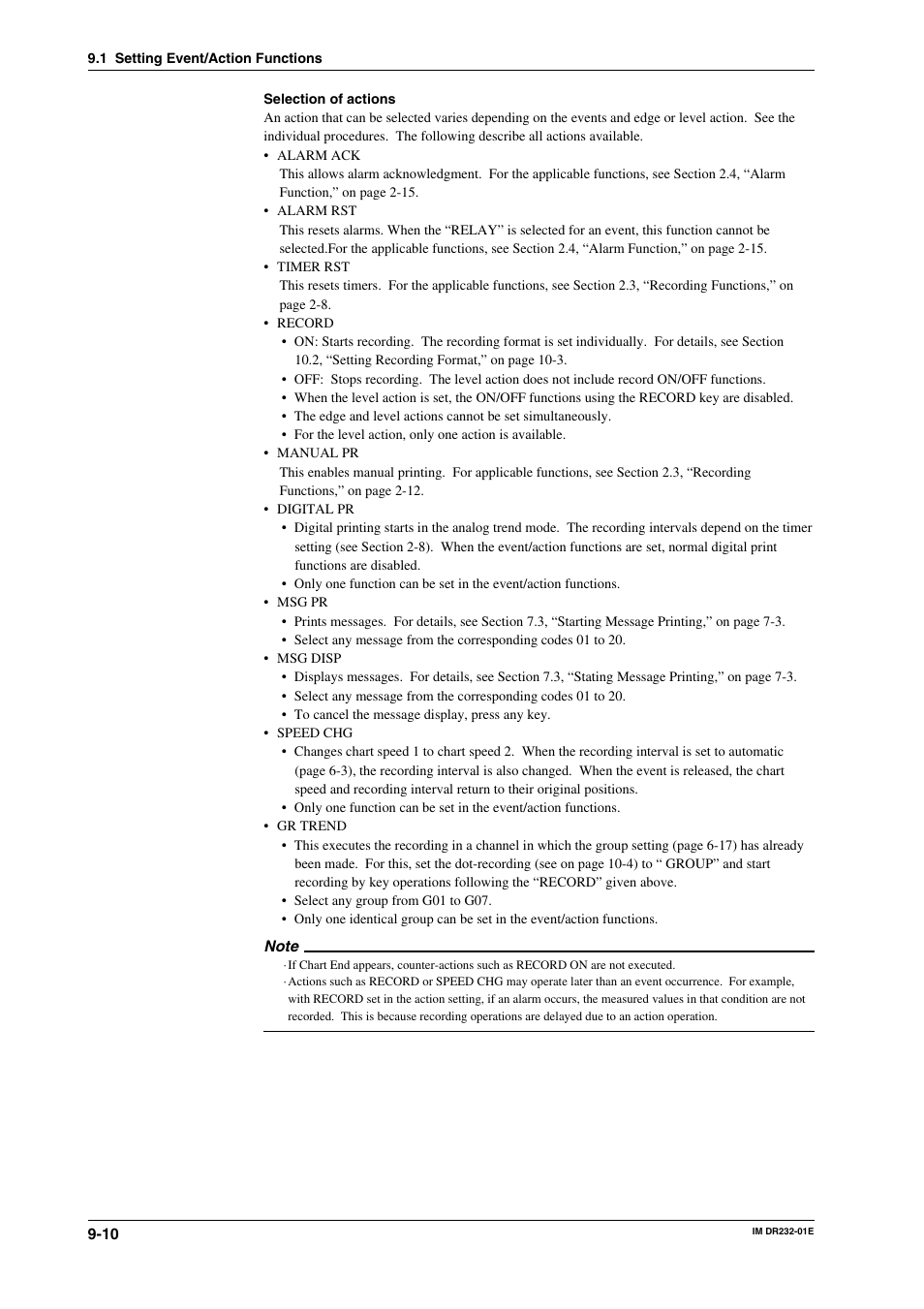 Yokogawa DR240 User Manual | Page 152 / 293