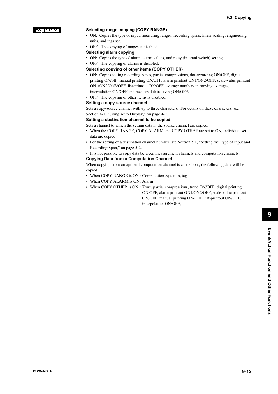 Yokogawa DR240 User Manual | Page 155 / 293