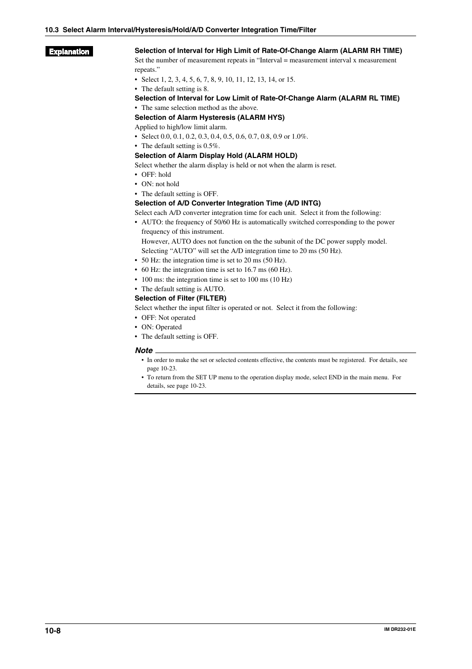 Yokogawa DR240 User Manual | Page 169 / 293