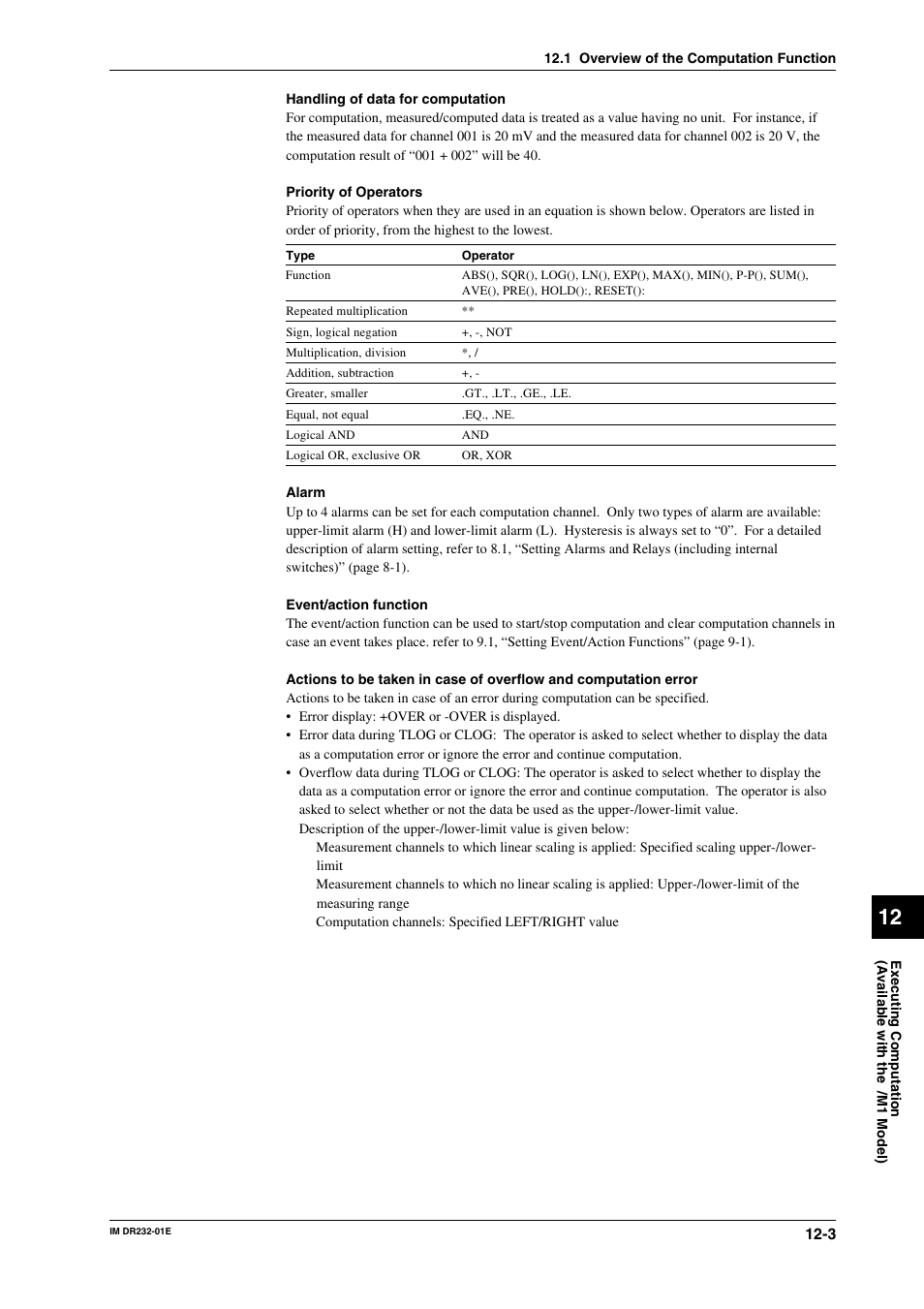 Yokogawa DR240 User Manual | Page 223 / 293