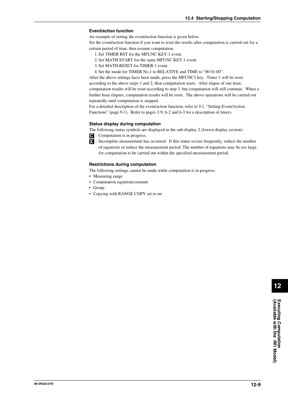 Yokogawa DR240 User Manual | Page 229 / 293