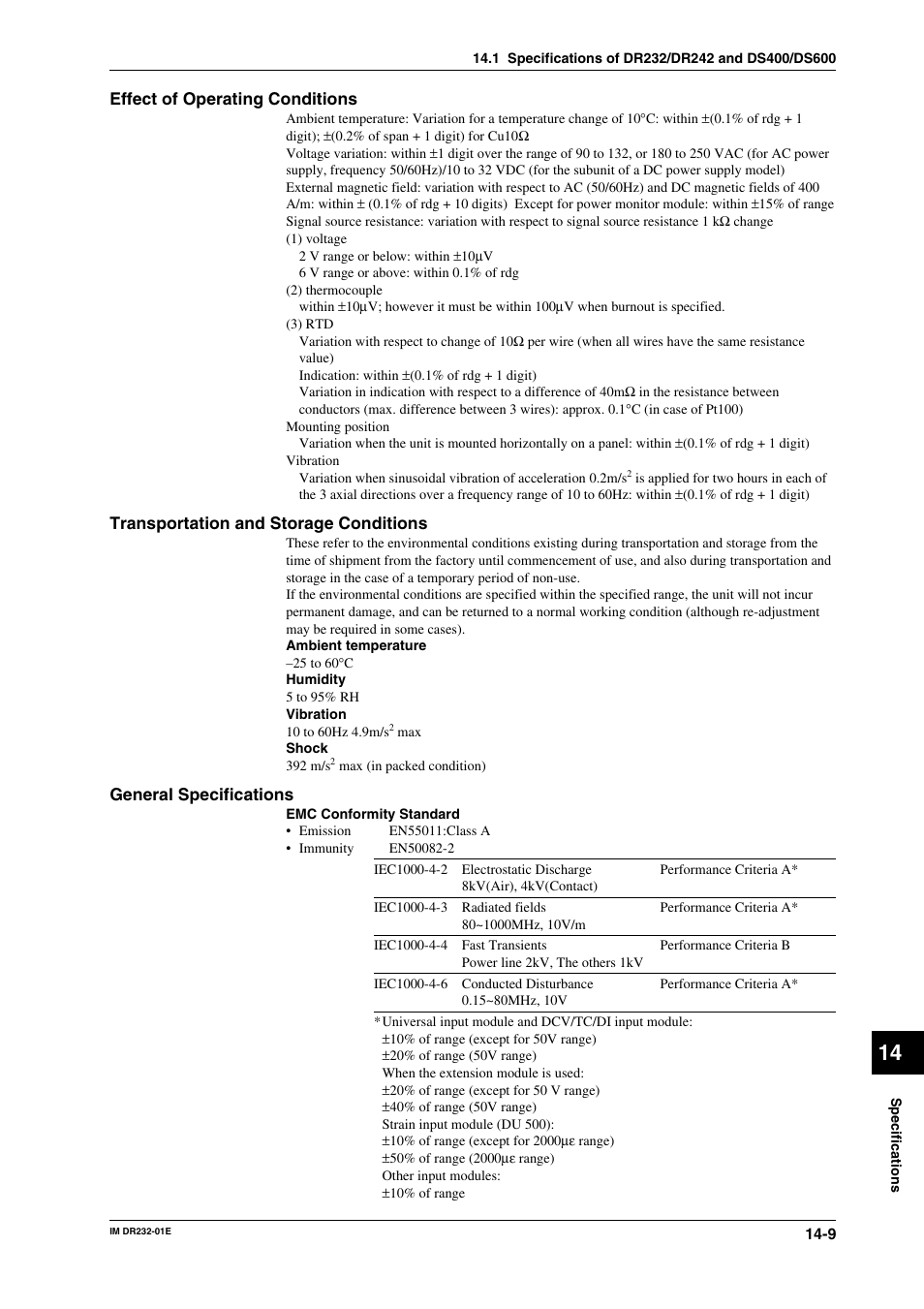 Yokogawa DR240 User Manual | Page 254 / 293