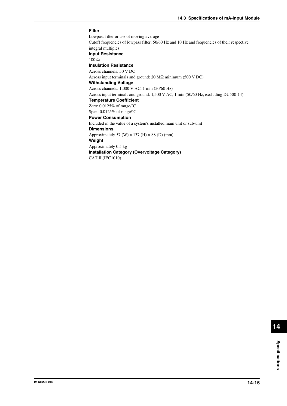 Yokogawa DR240 User Manual | Page 260 / 293