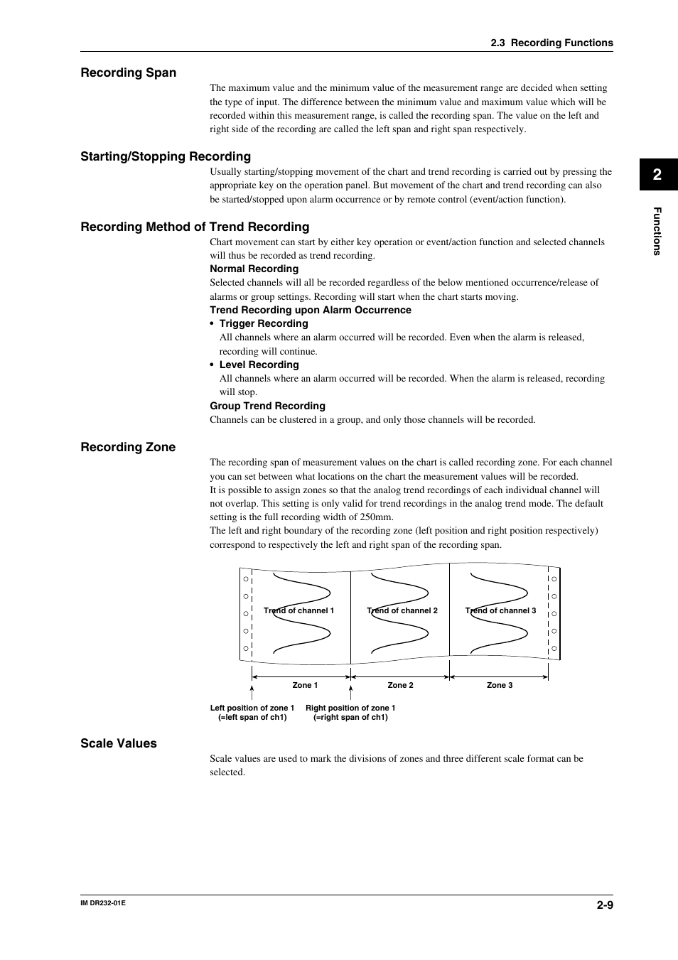 Yokogawa DR240 User Manual | Page 35 / 293