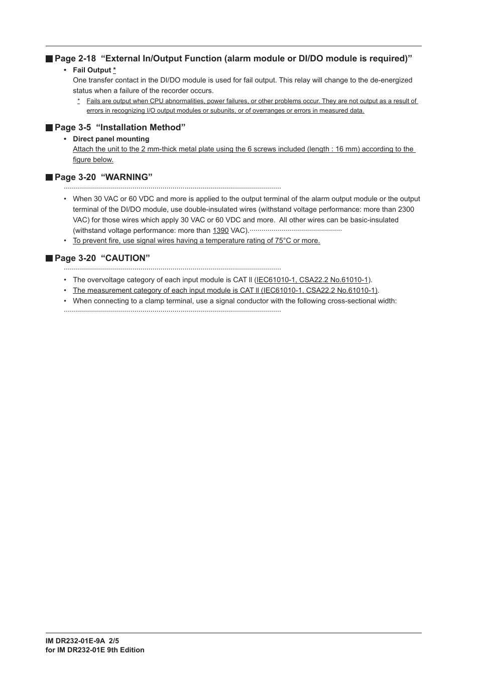 Yokogawa DR240 User Manual | Page 2 / 5