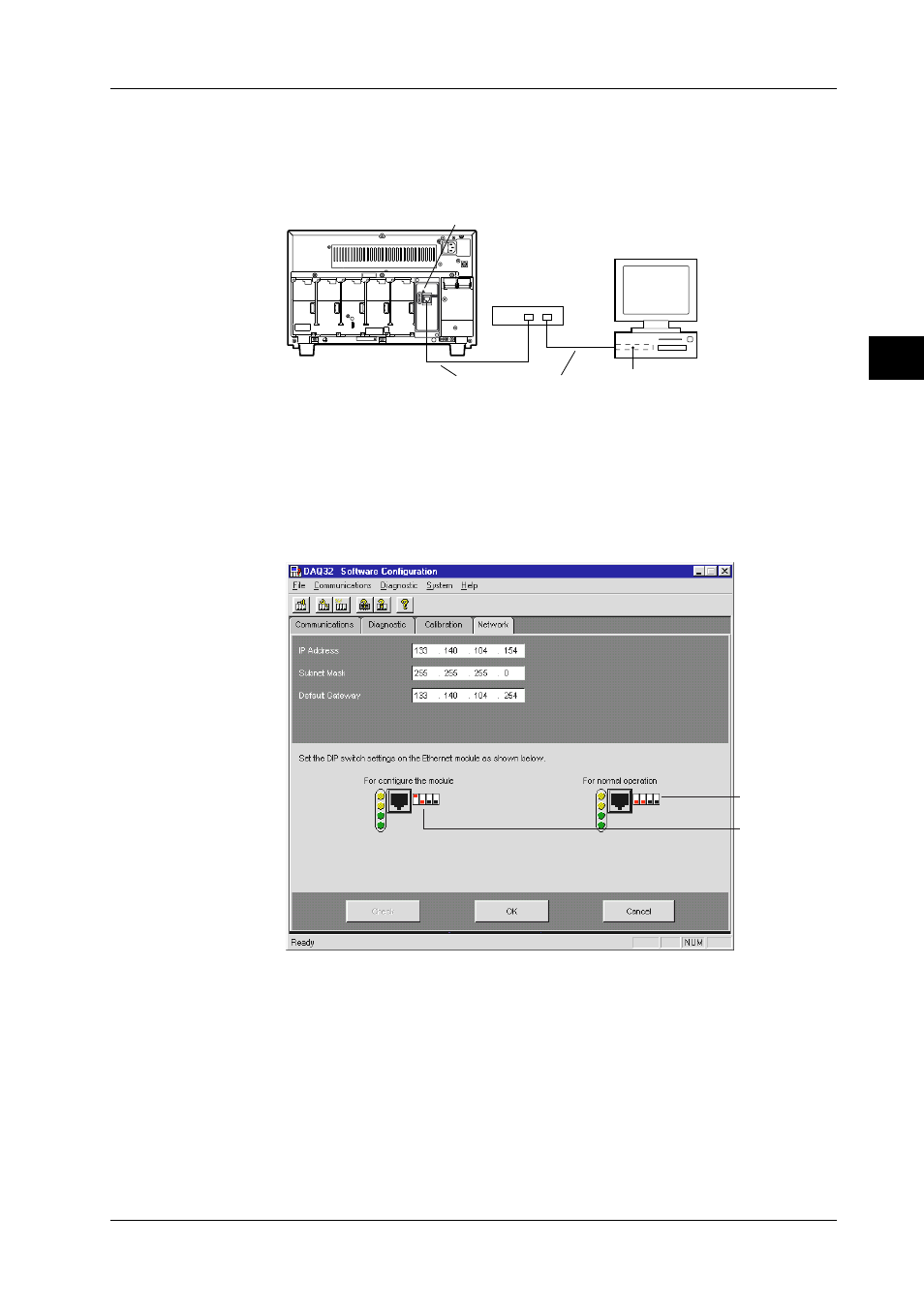 Configuring from the pc | Yokogawa DR240 User Manual | Page 36 / 121