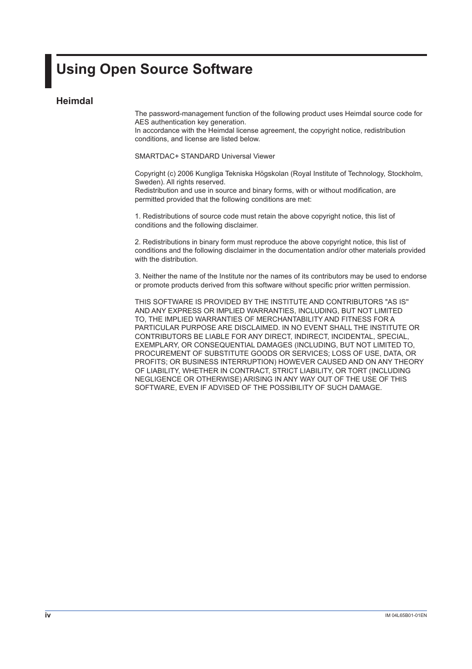 Using open source software, Heimdal | Yokogawa Data Logging Software GA10 User Manual | Page 6 / 94