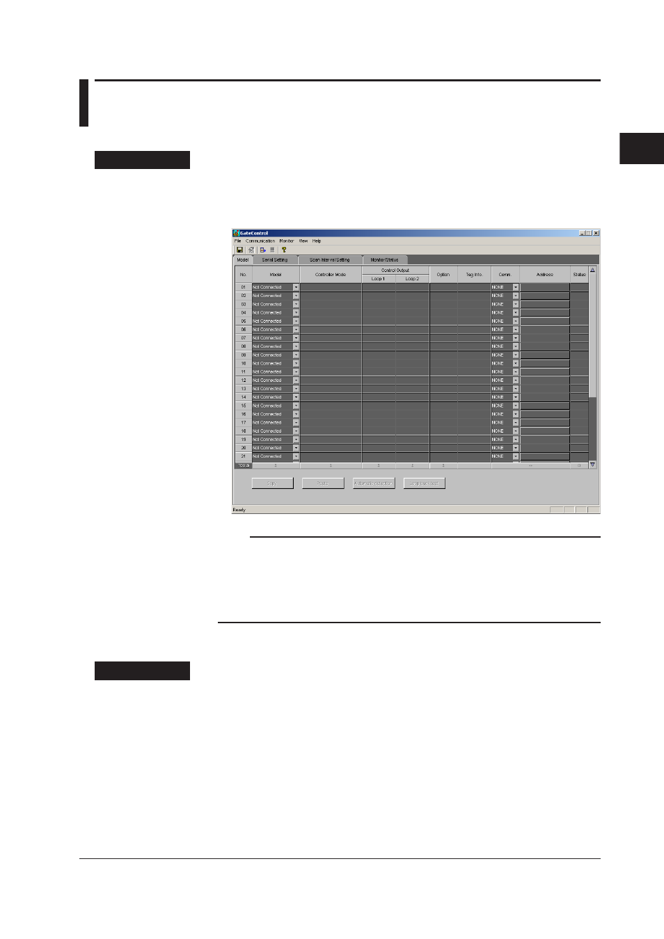 Chapter 2 operating, 1 running and exiting gatecontrol, Running the software | Exiting the software, Chapter 2 operatng, 1 running and exiting gatecontrol -1, Running the software -1, Exiting the software -1, 1 runnng and extng gatecontrol | Yokogawa DAQWORX User Manual | Page 12 / 42