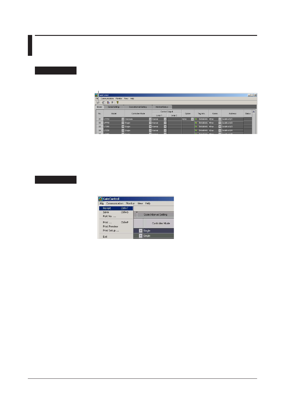 3 saving and restoring environment settings, Saving environment settings, Restoring environment settings | 3 saving and restoring environment settings -12, Saving environment settings -12, Restoring environment settings -12, 3 savng and restorng envronment settngs | Yokogawa DAQWORX User Manual | Page 23 / 42