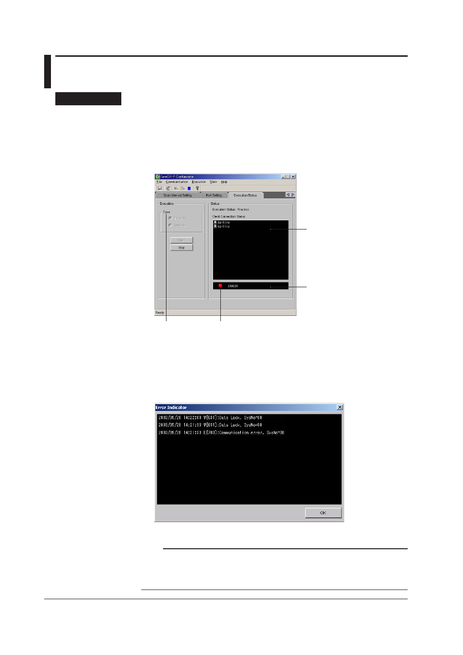 5 viewing the status of the executable function, 5 viewing the status of the executable function -8, 5 vewng the status of the executable functon | Yokogawa DAQWORX User Manual | Page 18 / 25