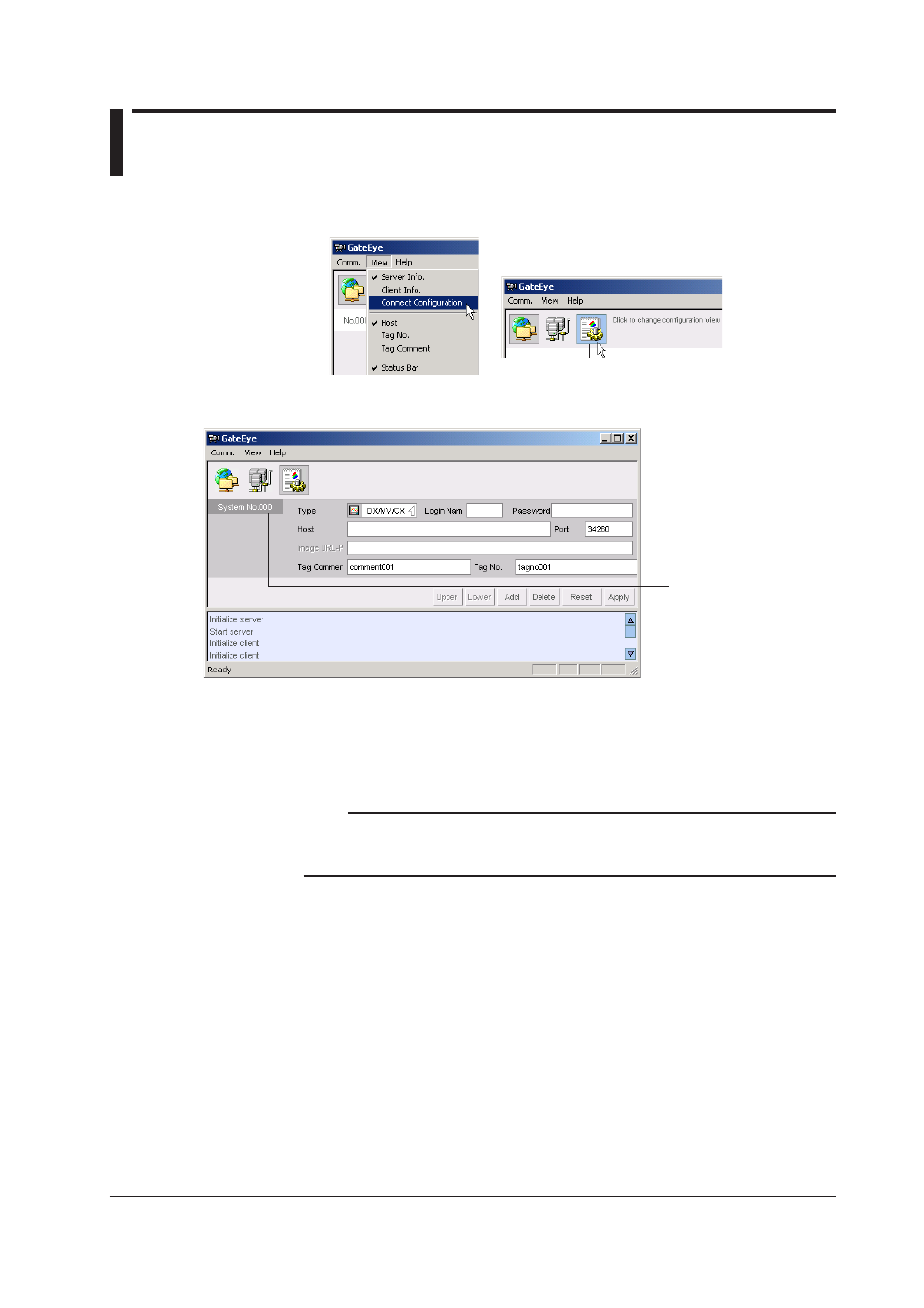 Entering connection conditions | Yokogawa DAQWORX User Manual | Page 10 / 17