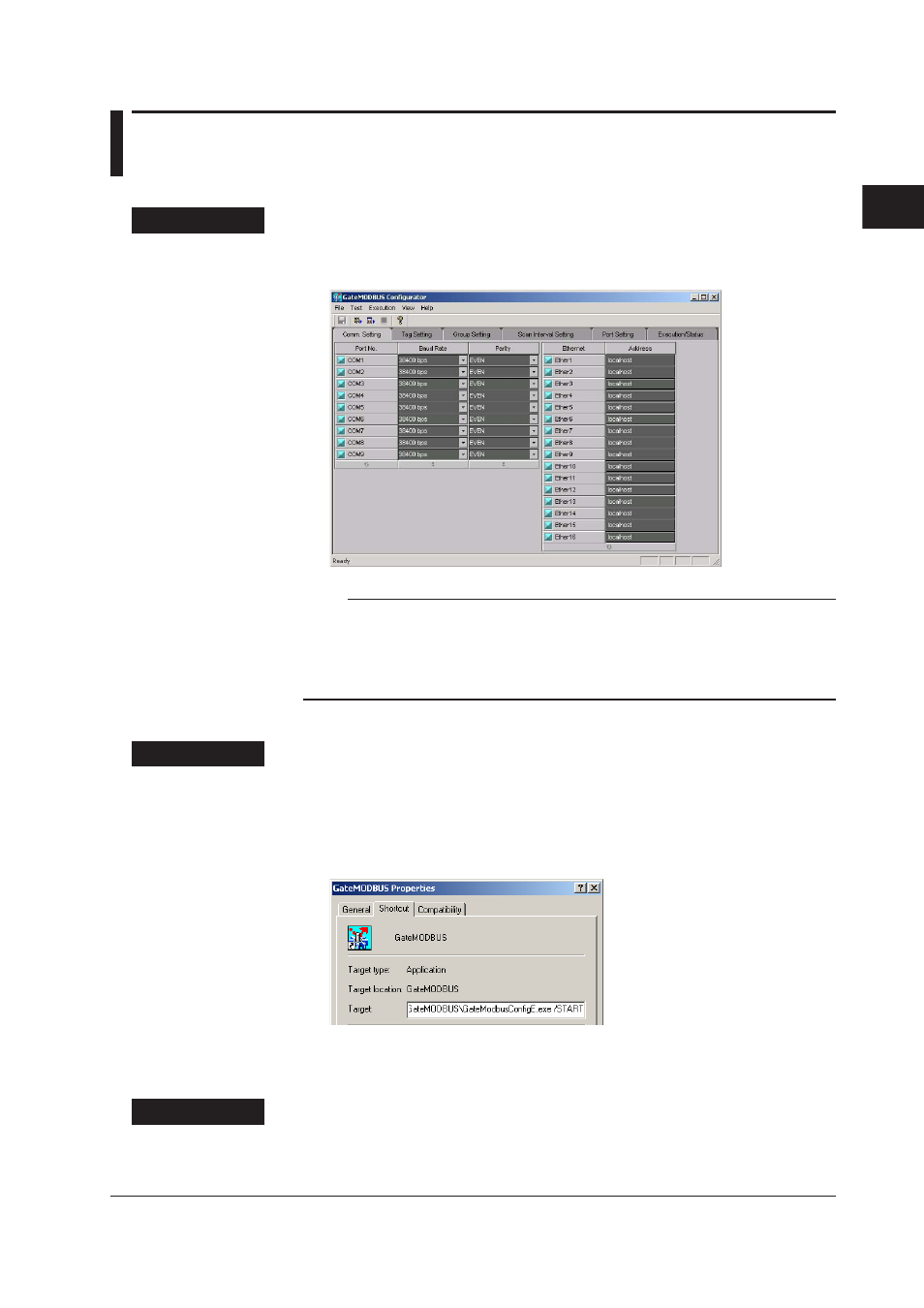 Chapter 2 operating procedure, 1 running and exiting gatemodbus, Chapter 2 operatng procedure | 1 running and exiting gatemodbus -1, 1 runnng and extng gatemodbus, Index, Runnng the software, Startng gatemodbus n acquston start mode, Extng the software | Yokogawa DAQWORX User Manual | Page 11 / 35
