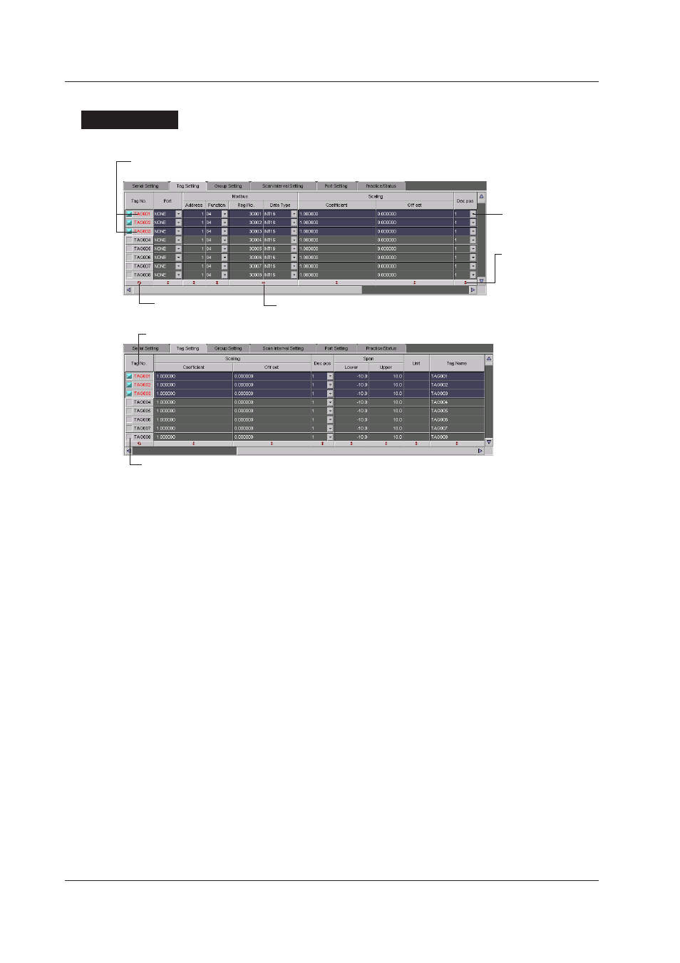 Tag settngs | Yokogawa DAQWORX User Manual | Page 14 / 35