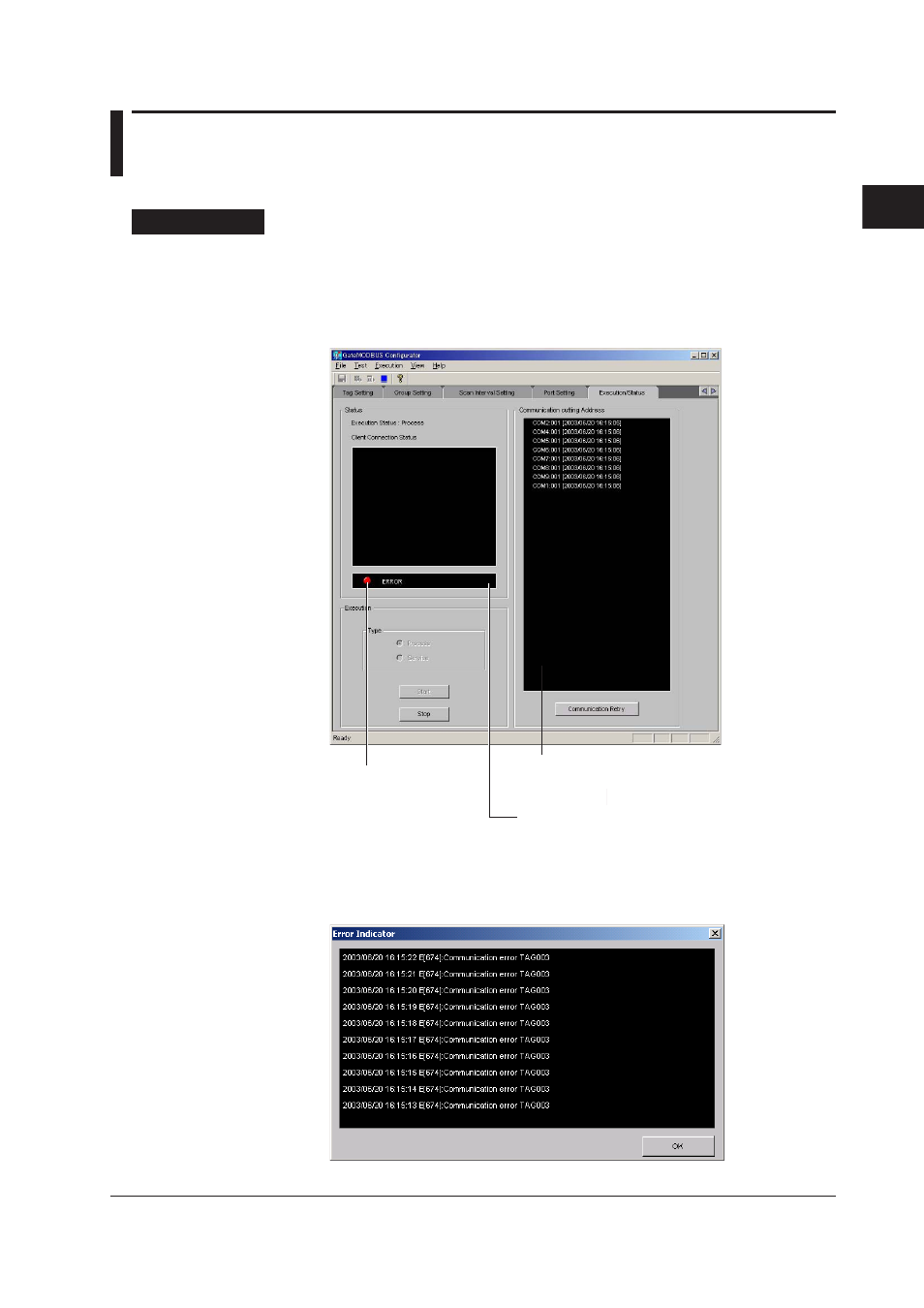 Index, Vewng the status of the executable functon | Yokogawa DAQWORX User Manual | Page 21 / 35