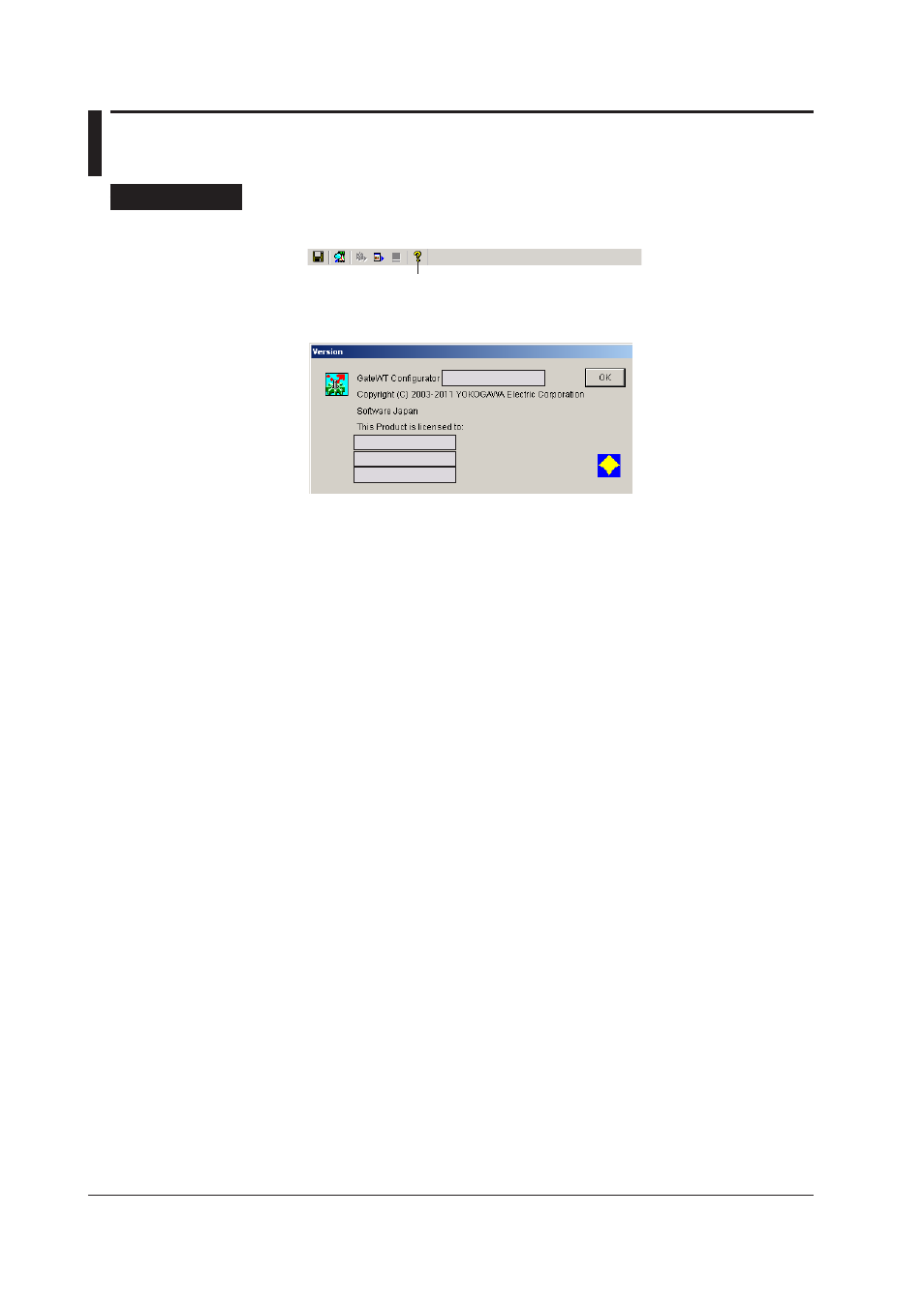 6 viewing version information, 6 viewing version information -10, 6 vewng verson informaton | Yokogawa DAQWORX User Manual | Page 20 / 52
