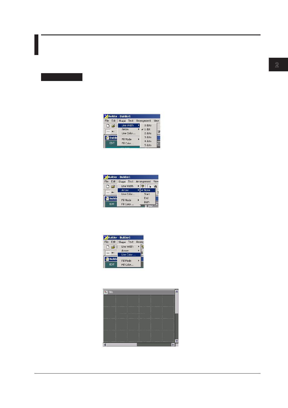 7 creating lines, 7 creating lines -17, 7 creatng lnes | Index | Yokogawa DAQWORX User Manual | Page 28 / 100