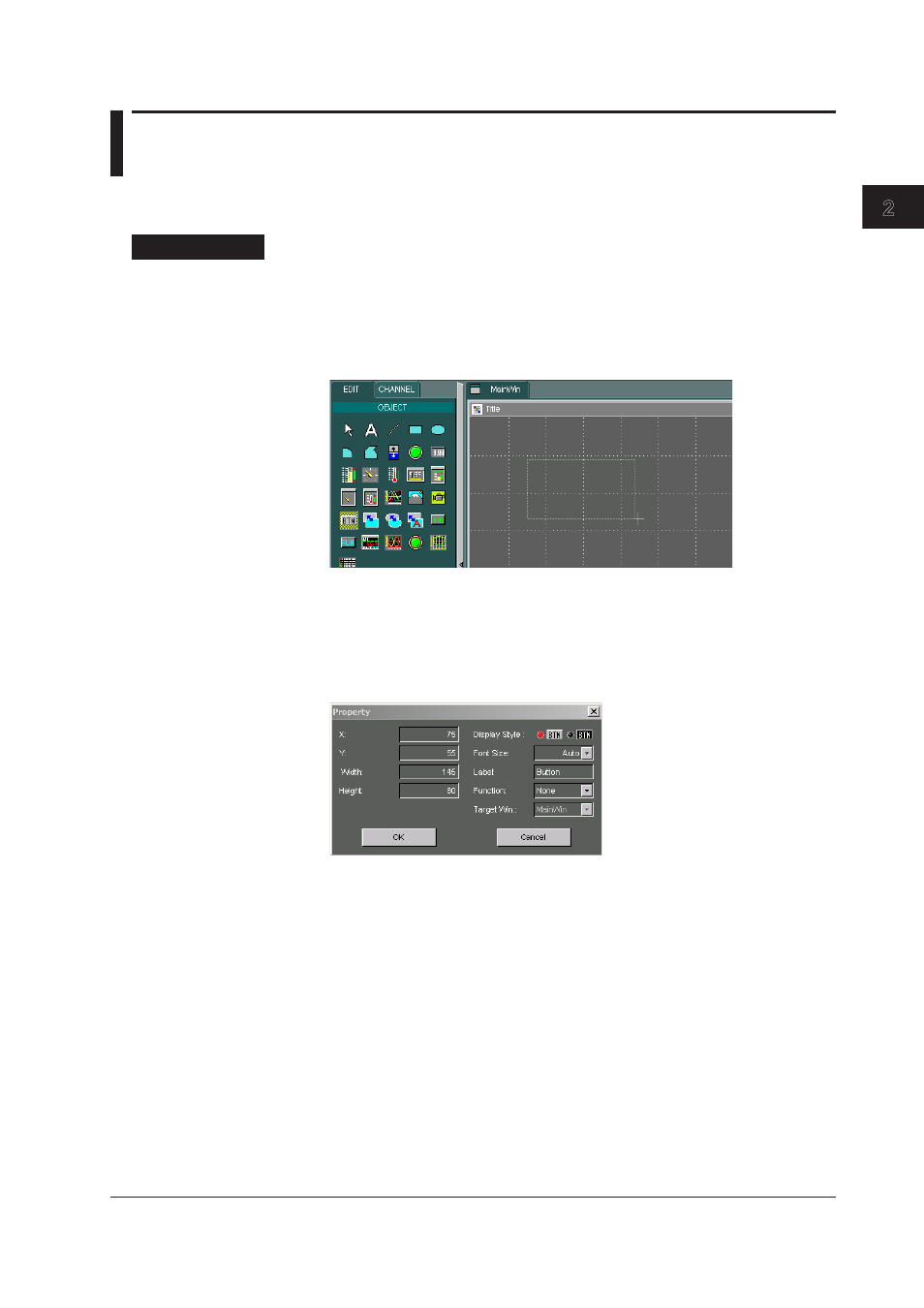 19 creating buttons, 19 creating buttons -47, 19 creatng buttons | Index | Yokogawa DAQWORX User Manual | Page 58 / 100