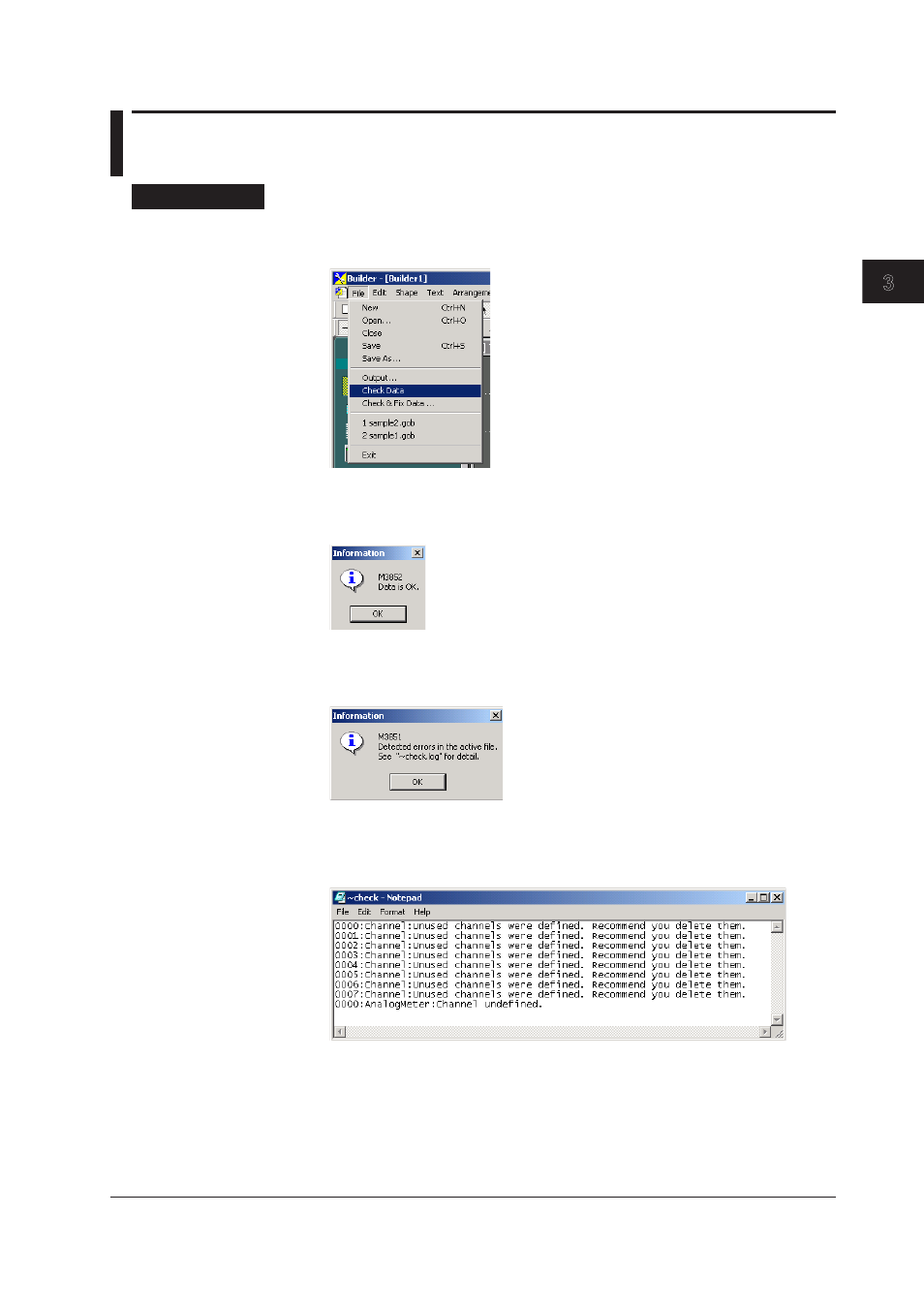 Chapter 3 saving and operating monitor screens, Chapter 3 savng and operatng montor screens, Index | Yokogawa DAQWORX User Manual | Page 92 / 100