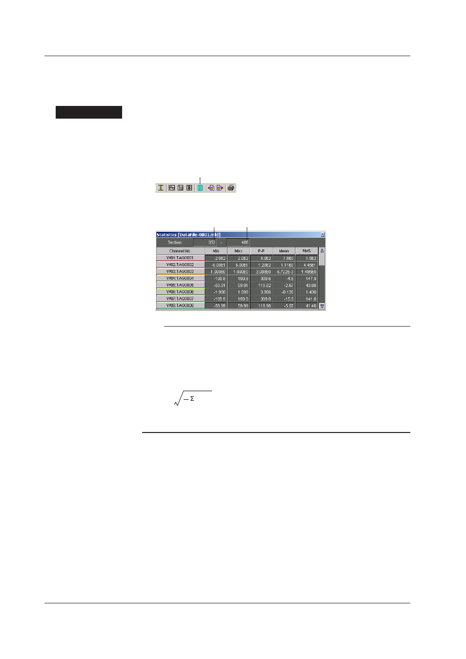Procedure | Yokogawa DAQWORX User Manual | Page 101 / 125