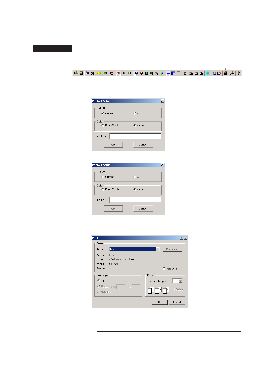 Printing the data | Yokogawa DAQWORX User Manual | Page 119 / 125