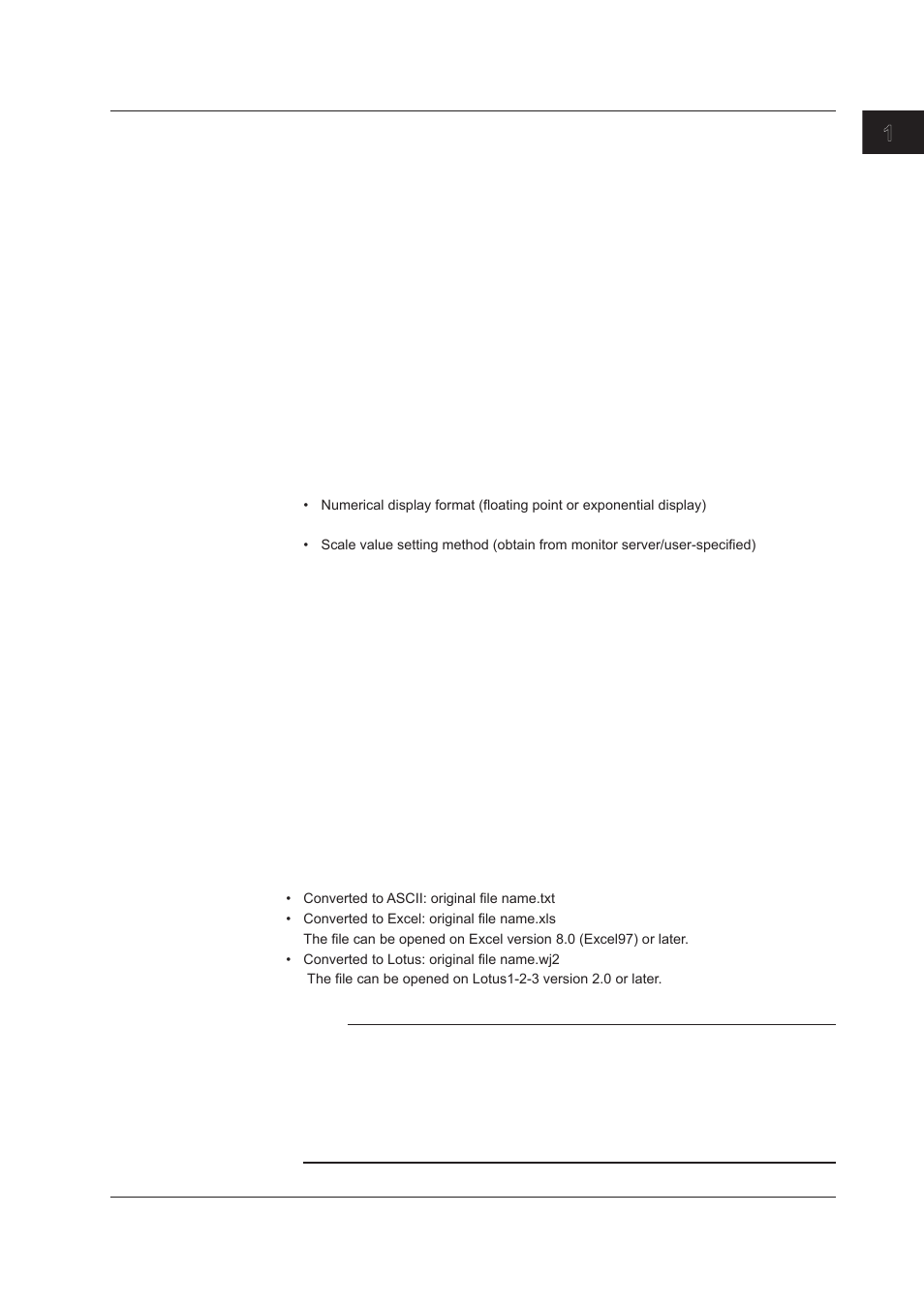 Index, Channel settings, Group settings | Comment settings, Automatically converting the data format | Yokogawa DAQWORX User Manual | Page 21 / 125