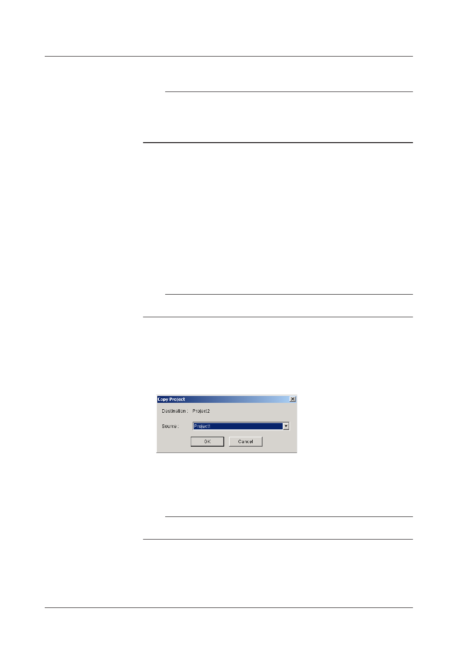 Begin scanning or recording when launcher starts, Copying a project | Yokogawa DAQWORX User Manual | Page 28 / 125
