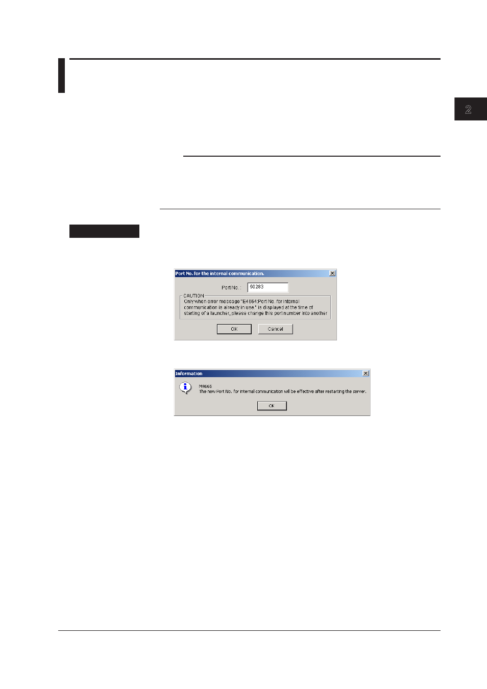 5 changing the port number used by data monitor | Yokogawa DAQWORX User Manual | Page 51 / 125
