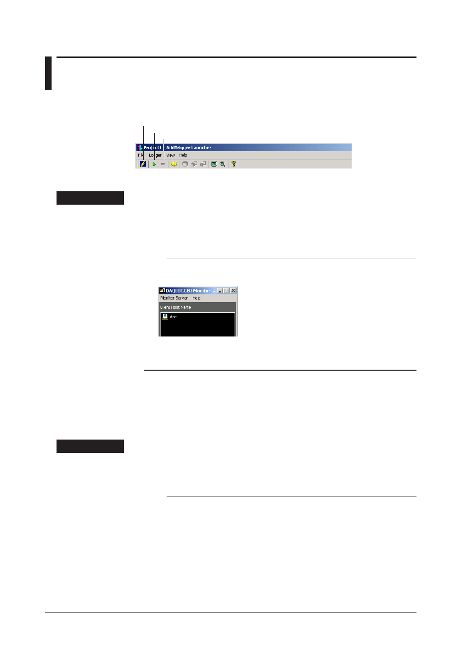 2 scanning and recording, 2 scanning and recording -2, Starting the scanning operation | Stopping the scanning operation | Yokogawa DAQWORX User Manual | Page 54 / 125